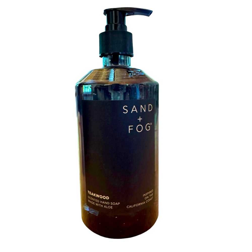 Sand + Fog Teakwood Scented Liquid Hand Soap with Aloe, 15.7oz